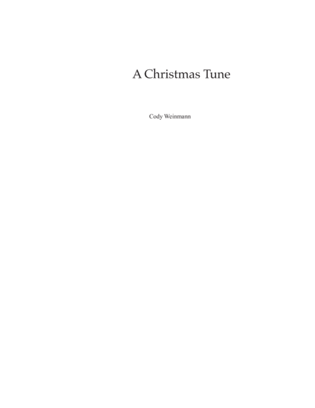 A Christmas Tune for Flute and Piano image number null