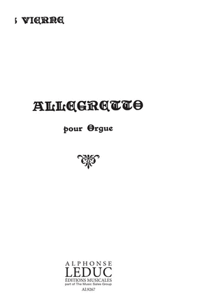 Book cover for Allegretto For Organ Op.1