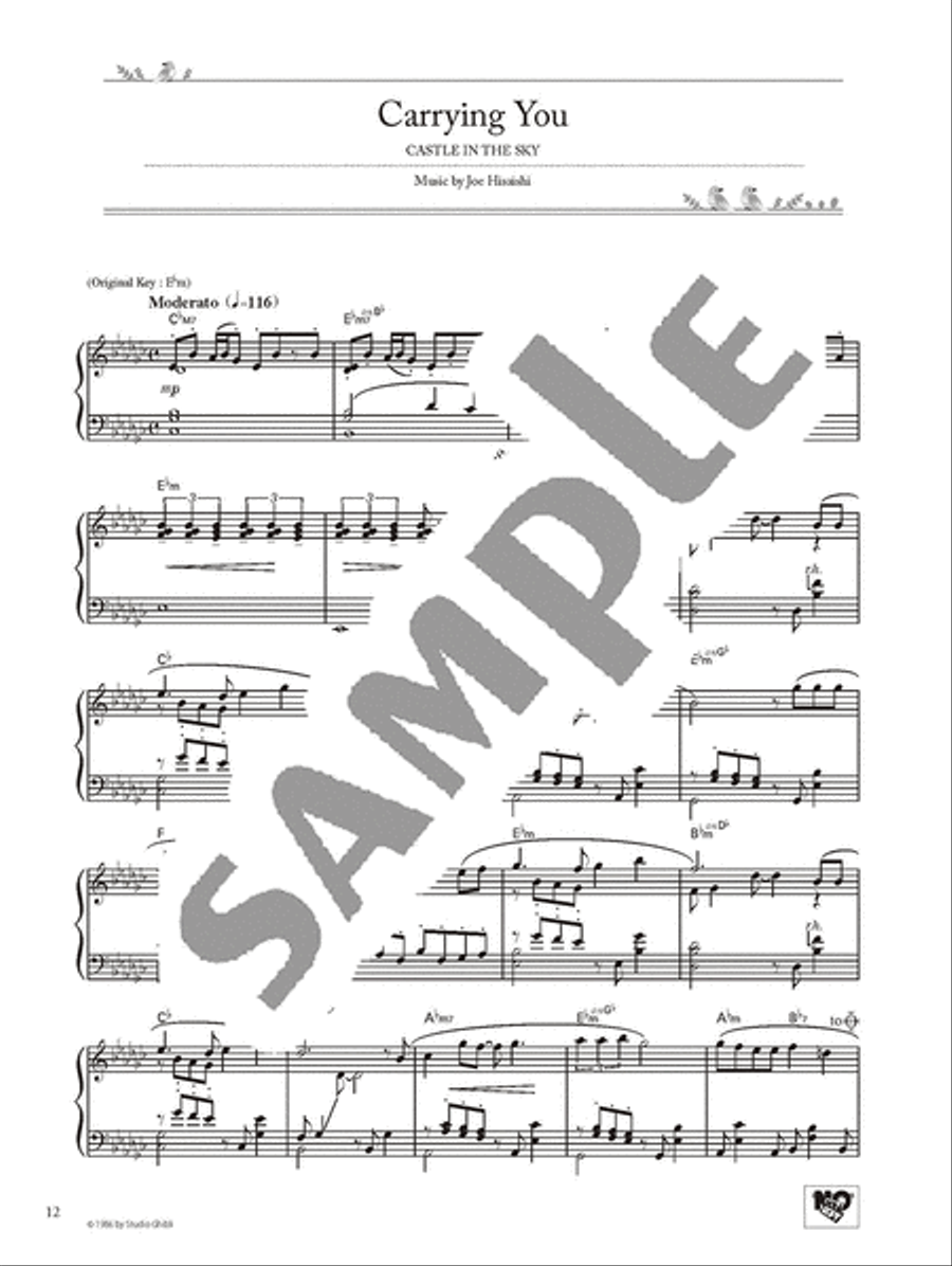 Studio Ghibli Best Hit 10 Advanced Level/English Version Voice scores gallery preview page 5