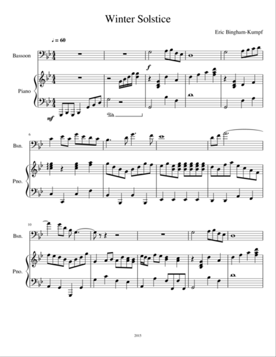 Winter Solstice Woodwind Duet scores gallery preview page 1