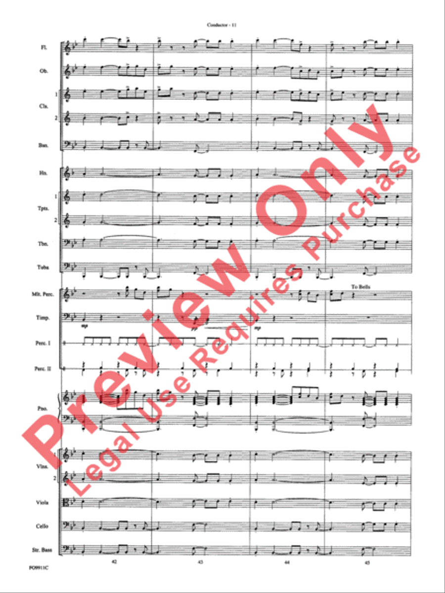 A Charlie Brown Christmas Full Orchestra scores gallery preview page 14