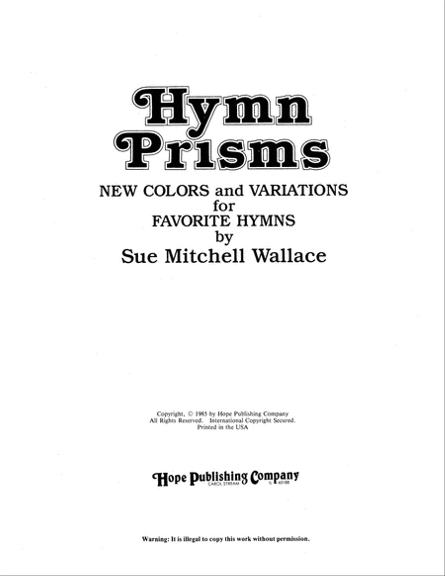 Hymn Prisms Organ scores gallery preview page 3