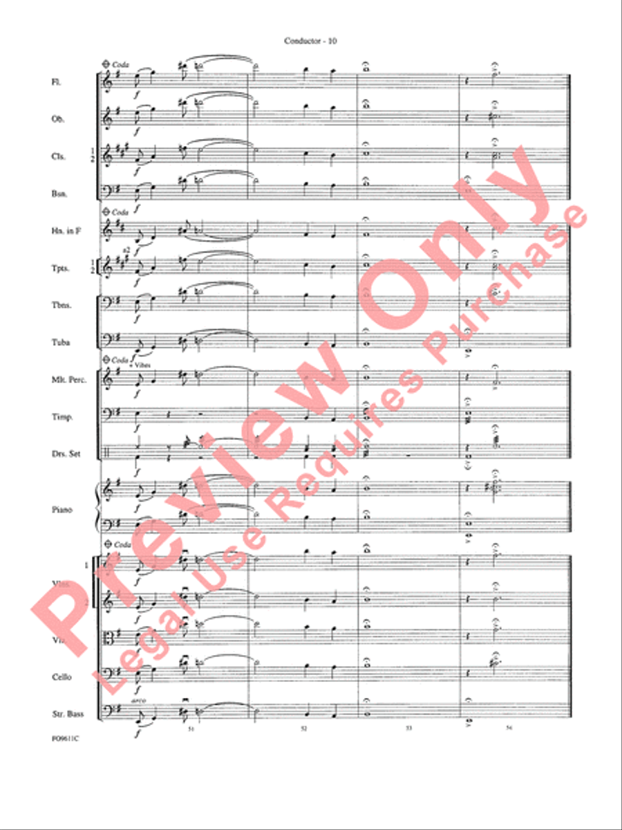 The James Bond Theme Full Orchestra scores gallery preview page 12