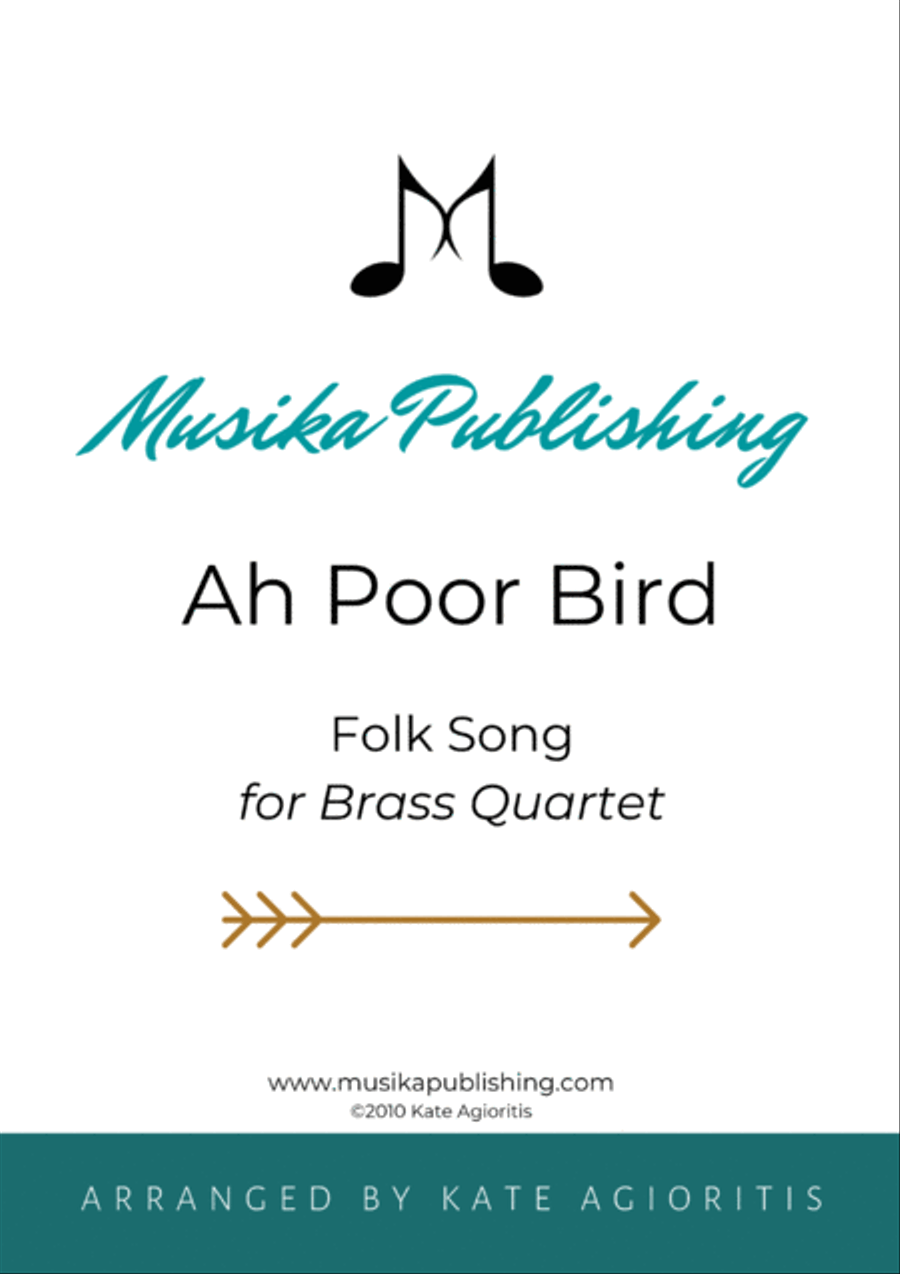Ah Poor Bird - for Brass Quartet Brass Quartet scores gallery preview page 3