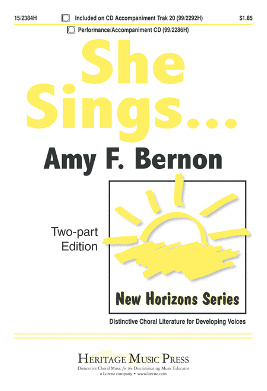 She Sings... 2-Part scores gallery preview page 2