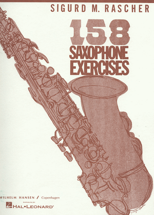 Book cover for 158 Saxophone Exercises - Alto Saxophone
