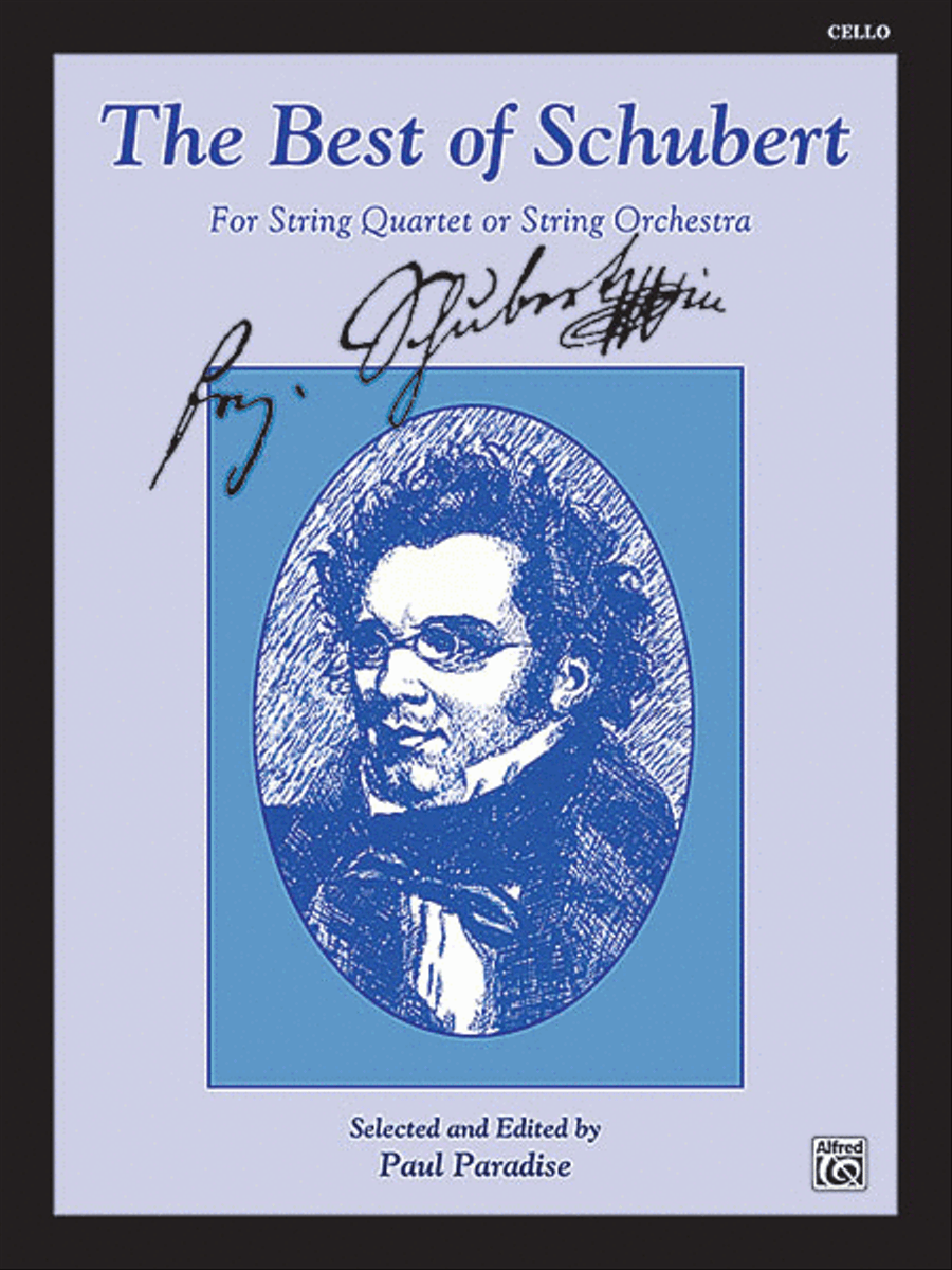 The Best of Schubert (For String Quartet or String Orchestra) String Quartet scores gallery preview page 1
