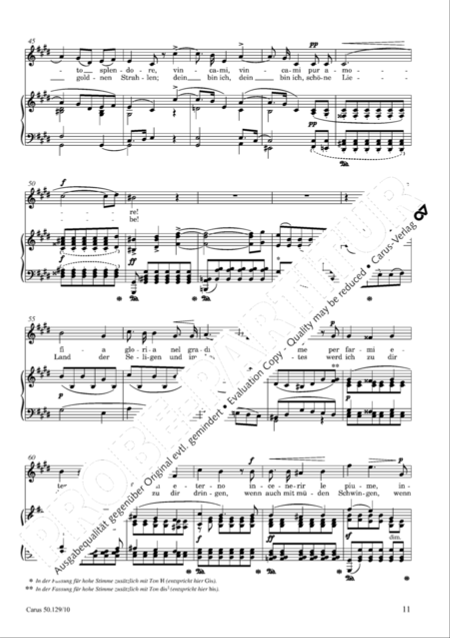 Gesange op. 129 (tiefe Stimme) Score scores gallery preview page 12