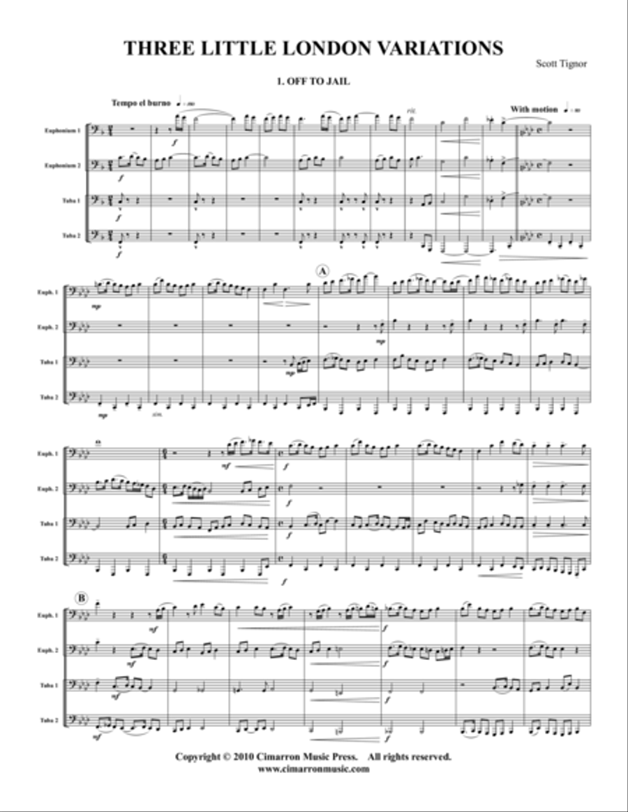 Three London Variations EETT scores gallery preview page 1