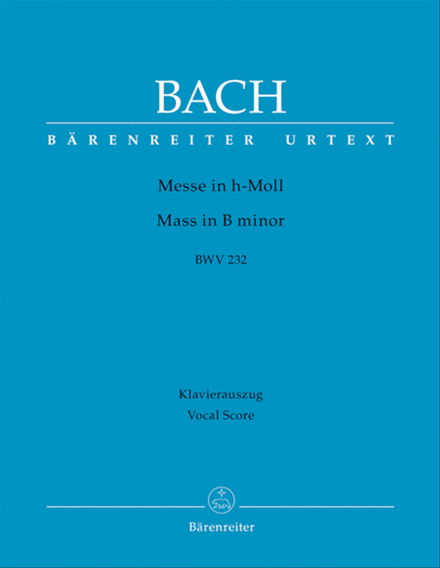 Book cover for Mass in b minor, BWV 232