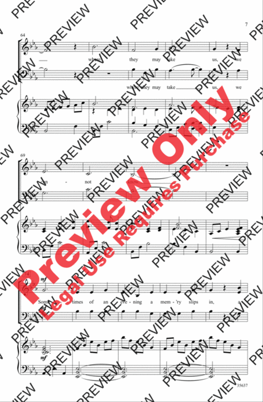 Your Love Was a River Your Love Was a River 3-Part scores gallery preview page 6