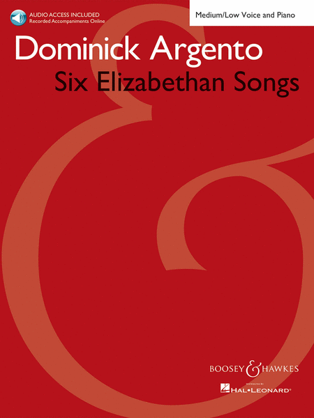 Six Elizabethan Songs - Medium/Low Voice - New Edition - With Online Accompaniments
