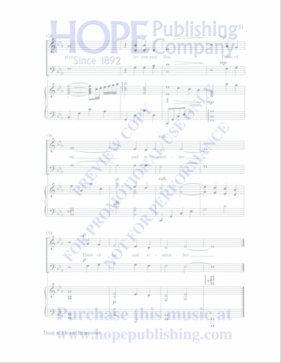 The Seven Last Days 4-Part scores gallery preview page 54