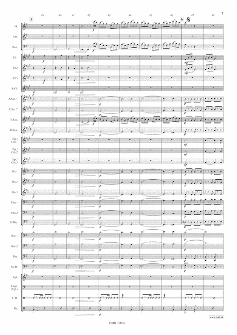 Celtic Parade Celtic Parade Concert Band scores gallery preview page 8