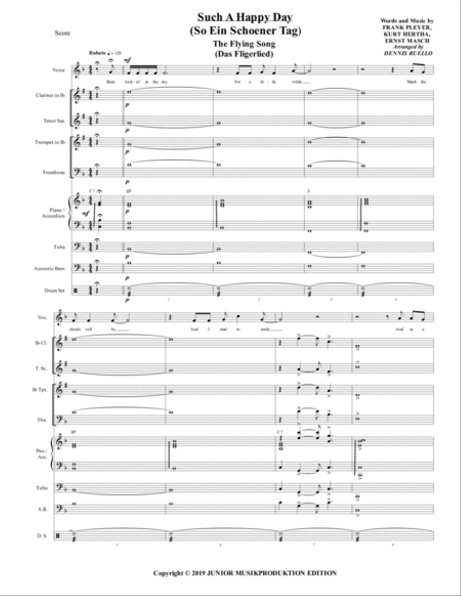 So Ein Schoener Tag Large Ensemble scores gallery preview page 2