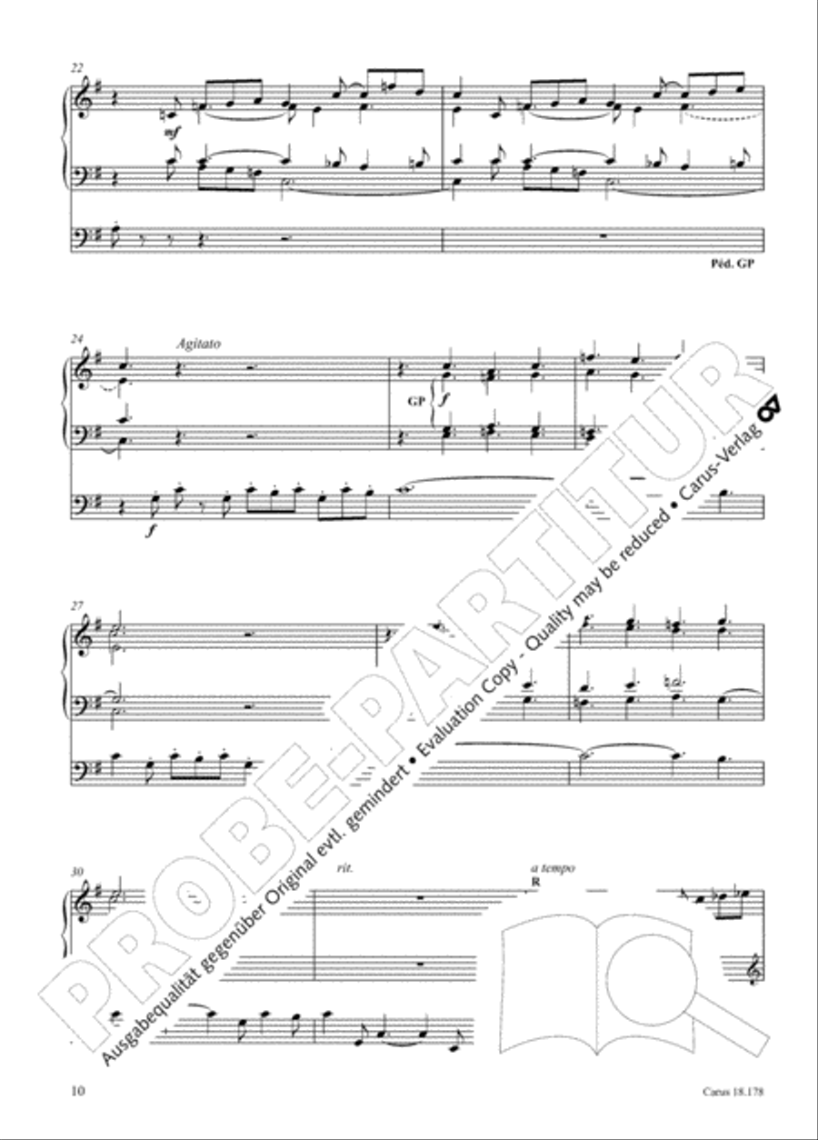 Symphonie No. II pour Orgue Organ scores gallery preview page 25