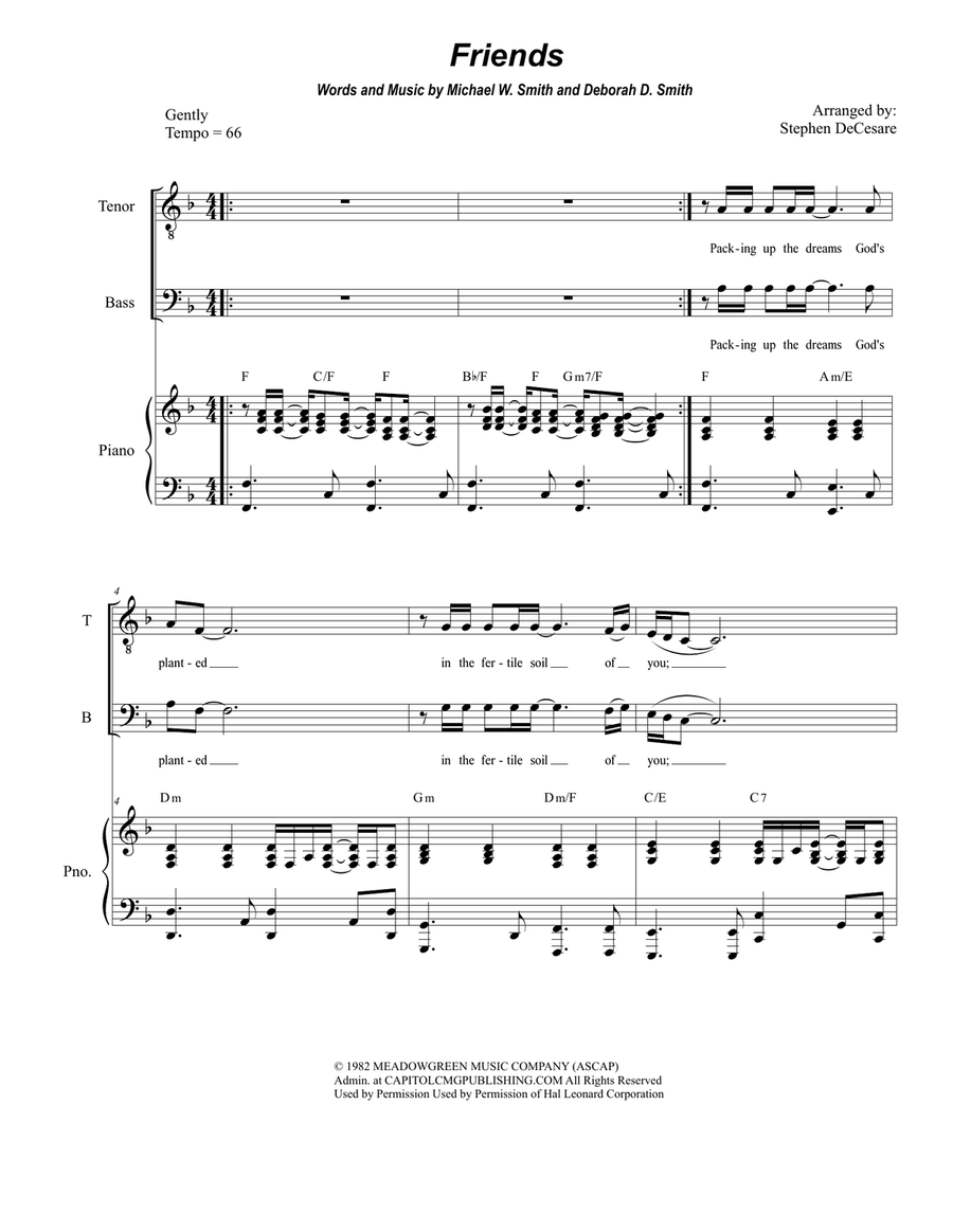 Friends 4-Part scores gallery preview page 1
