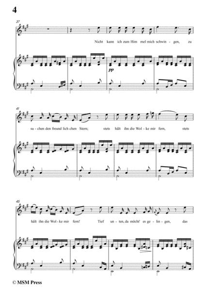 Schubert-Der Liebliche Stern,in A Major,for Voice&Piano image number null