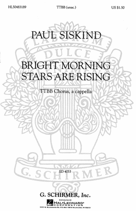 Book cover for Bright Morning Stars are Rising