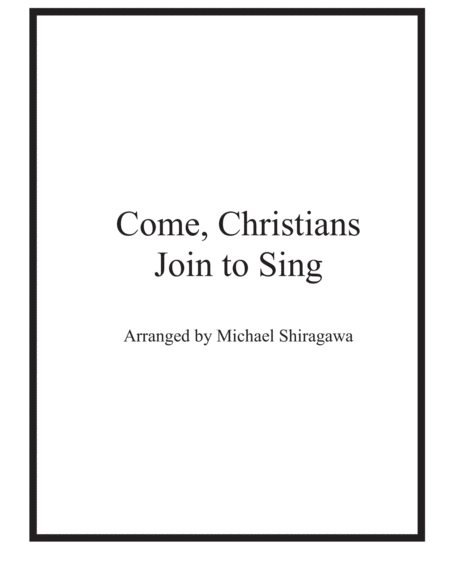 Come, Christians Join to Sing - Violin duet image number null
