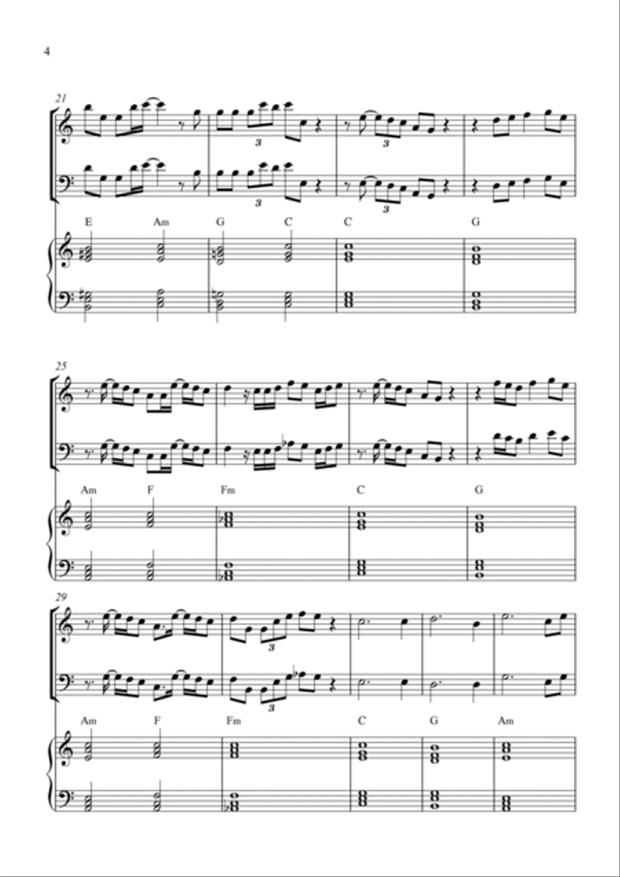 Dos Oruguitas Piano Trio scores gallery preview page 4