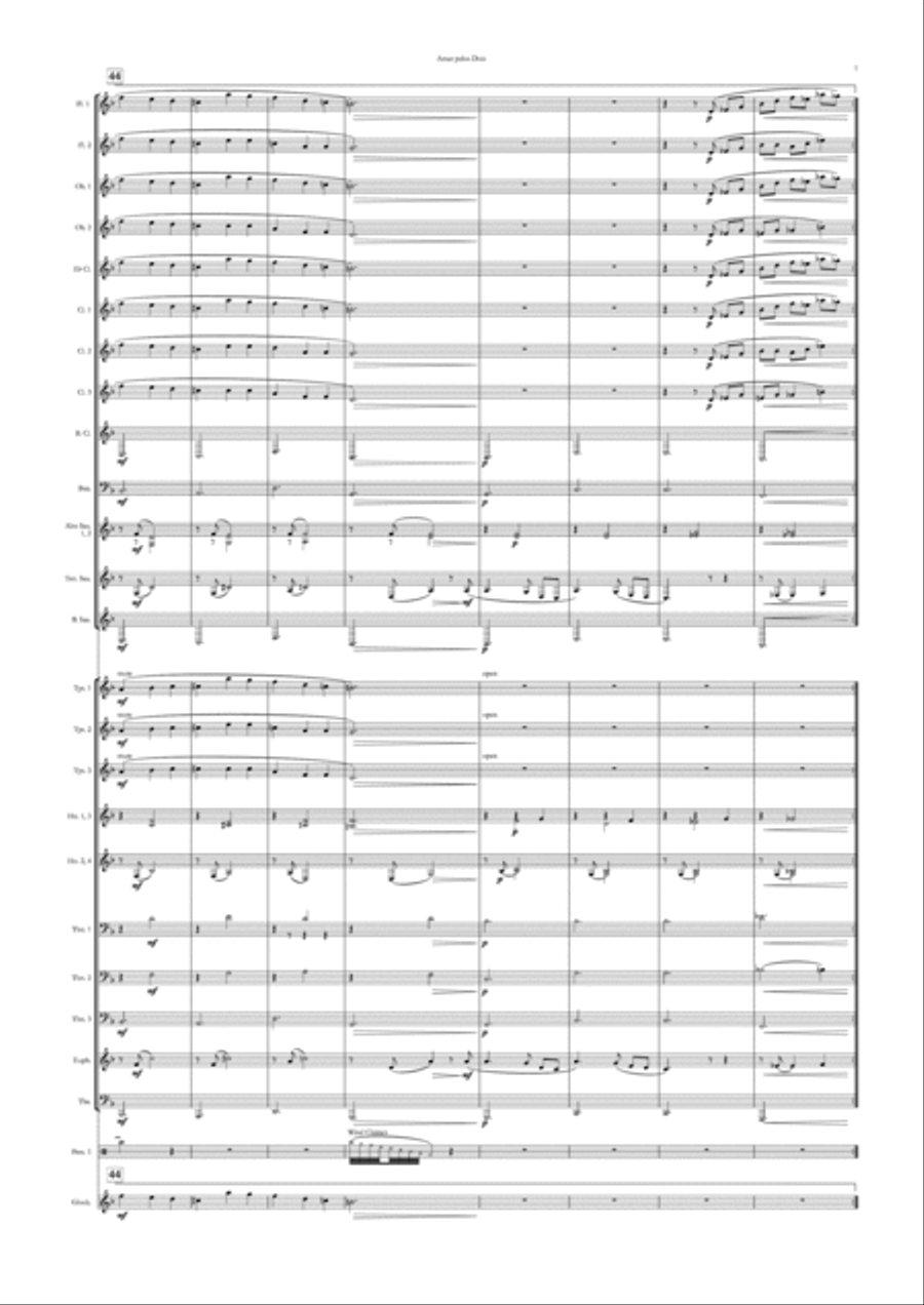 Amar Pelos Dois Concert Band scores gallery preview page 6