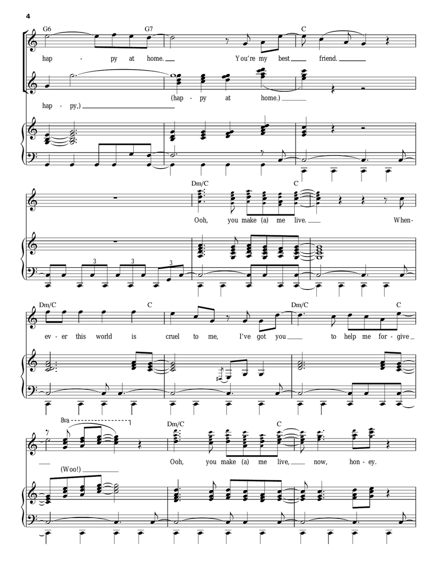 You're My Best Friend Voice scores gallery preview page 4