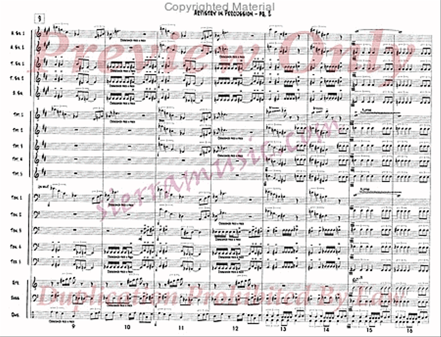 Artistry In Percussion Jazz Ensemble scores gallery preview page 3