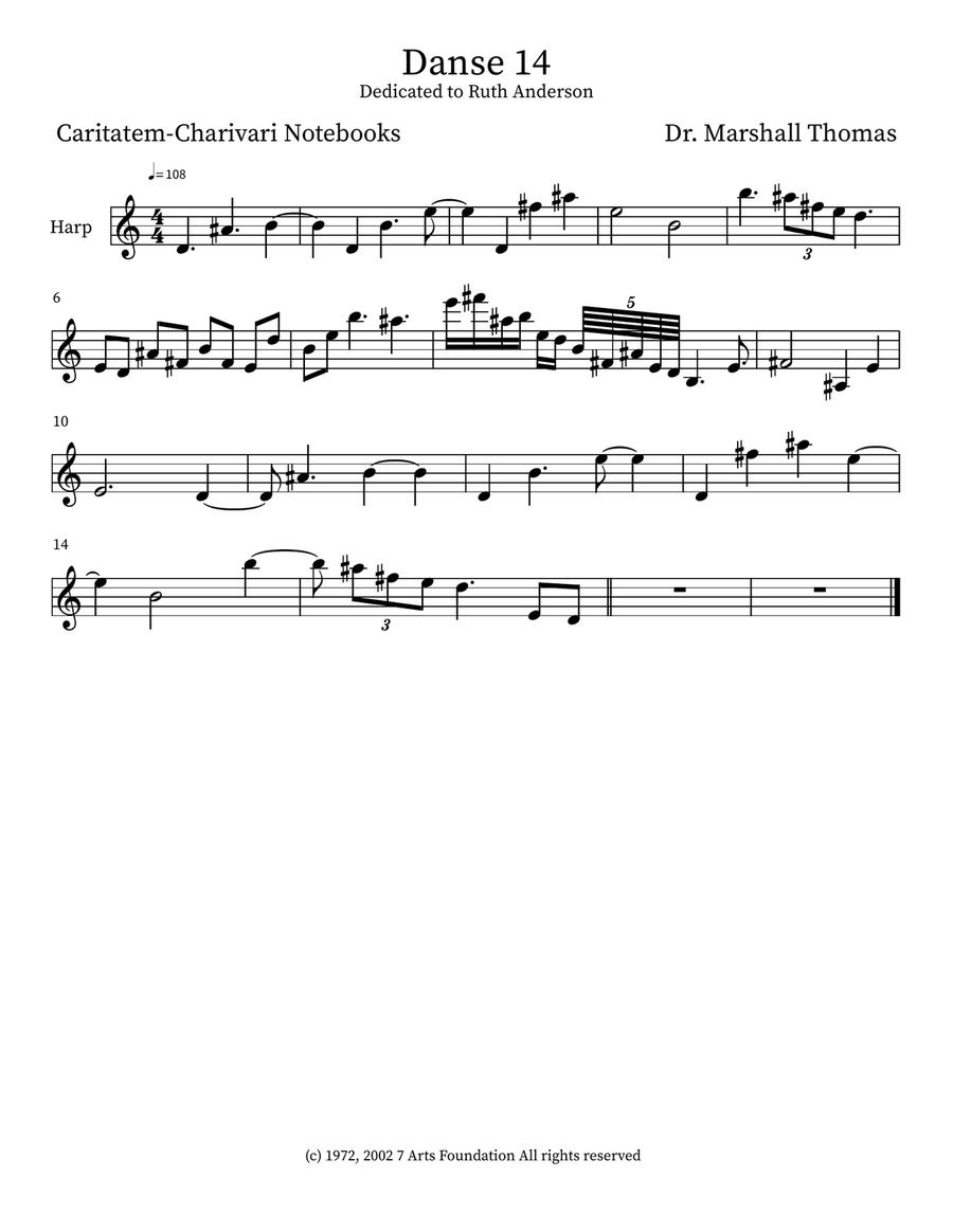 Danse 14 Small Ensemble scores gallery preview page 3