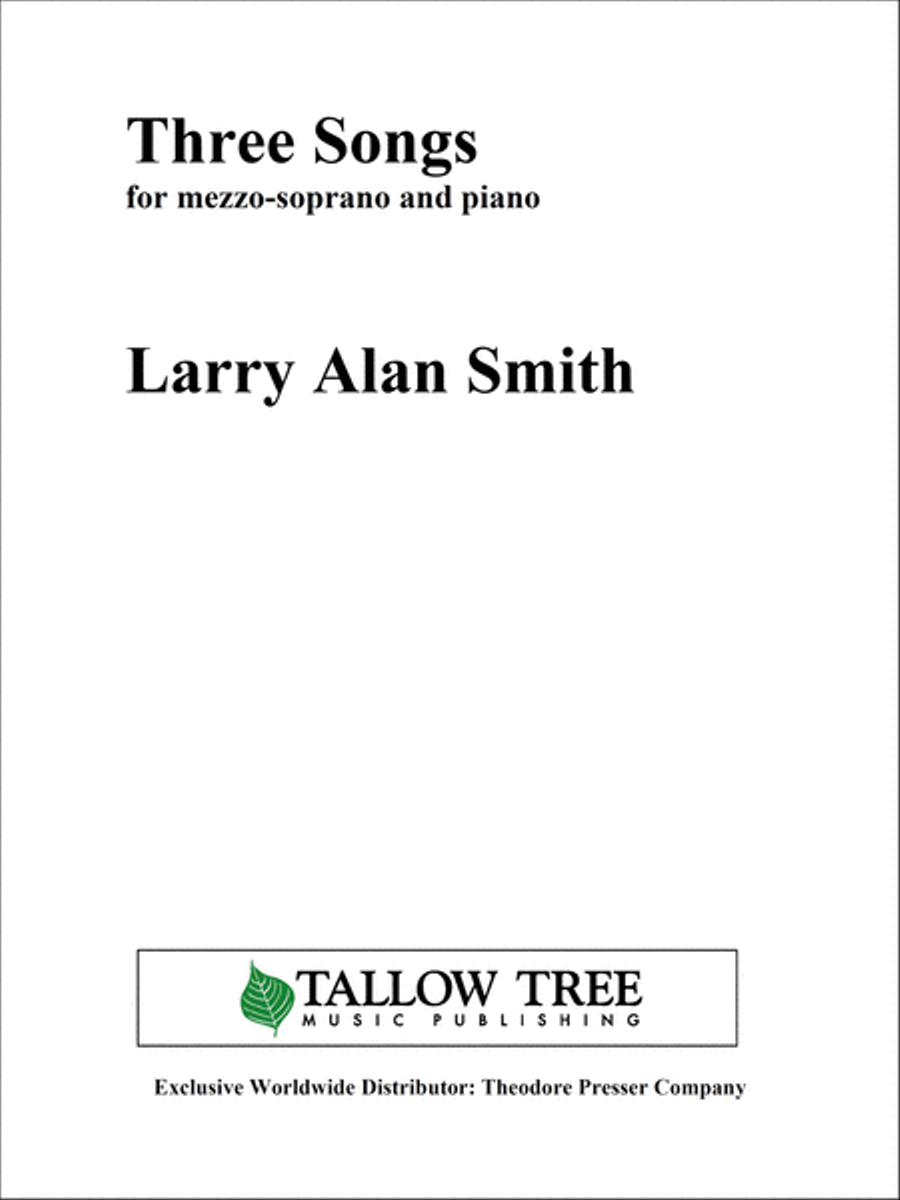 Three Songs Chamber Music scores gallery preview page 1