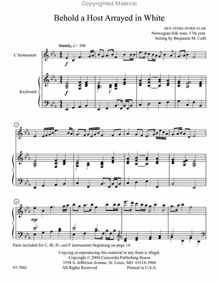 Scandinavian Hymn Tunes for Keyboard and Solo Instrument image number null