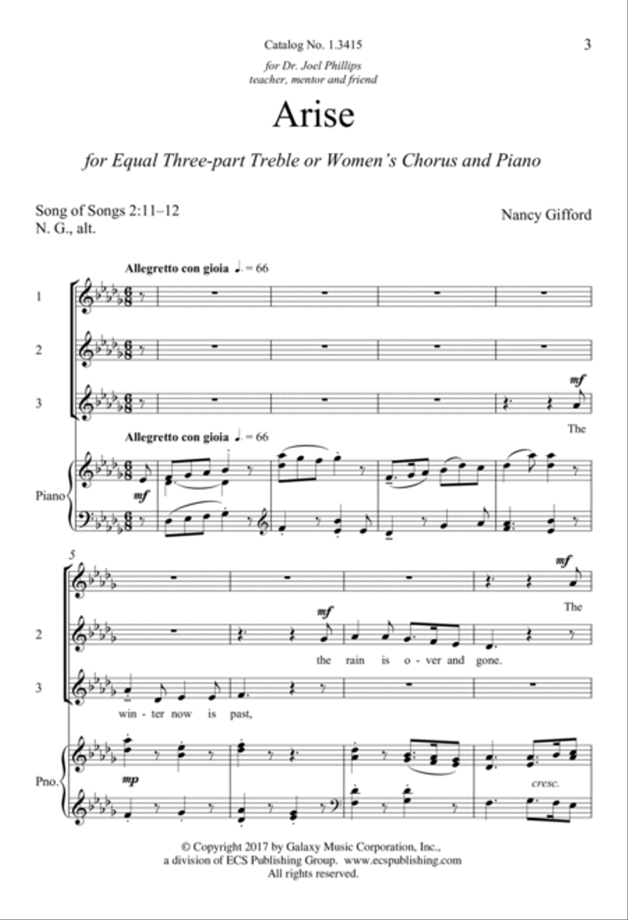 Arise 3-Part scores gallery preview page 2