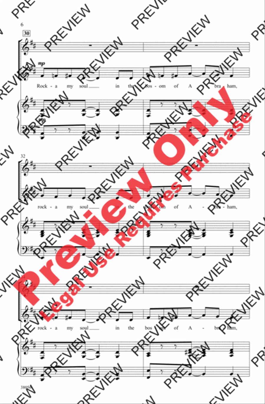 Rock Me, Lord 2-Part scores gallery preview page 6
