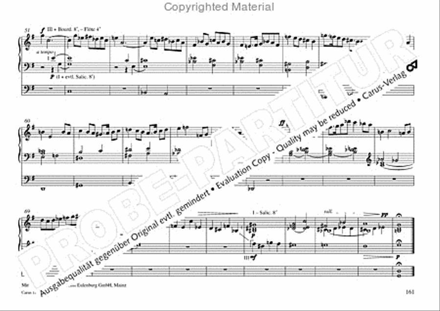 Freiburger Orgelbuch: Stammteil Organ Solo scores gallery preview page 162