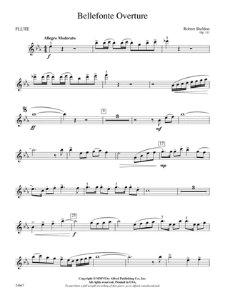 Bellefonte Overture: Flute