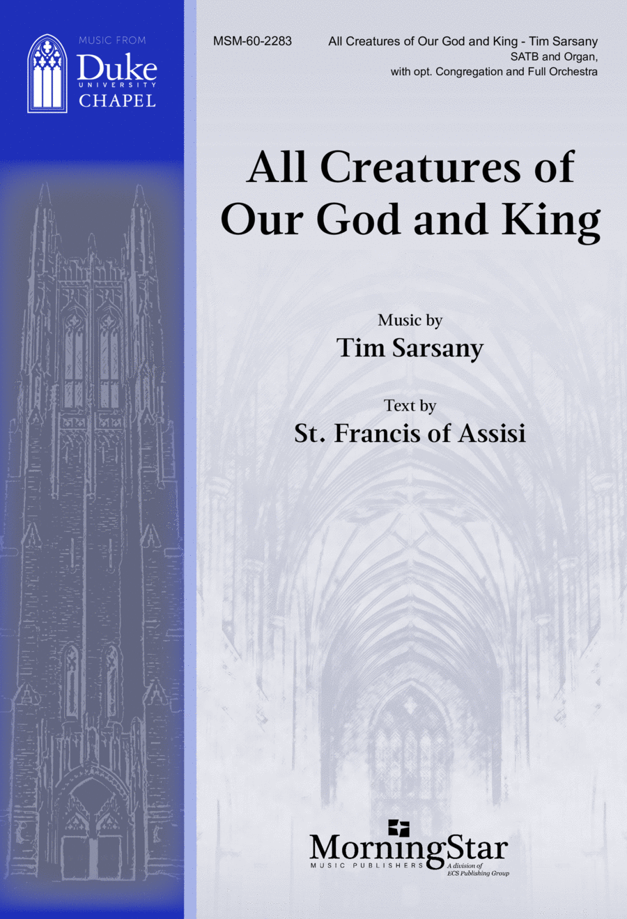 All Creatures of Our God and King 4-Part scores gallery preview page 1