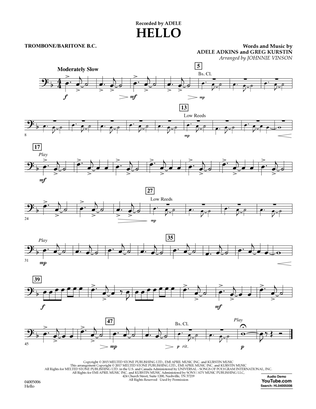 Hello - Trombone/Baritone B.C.