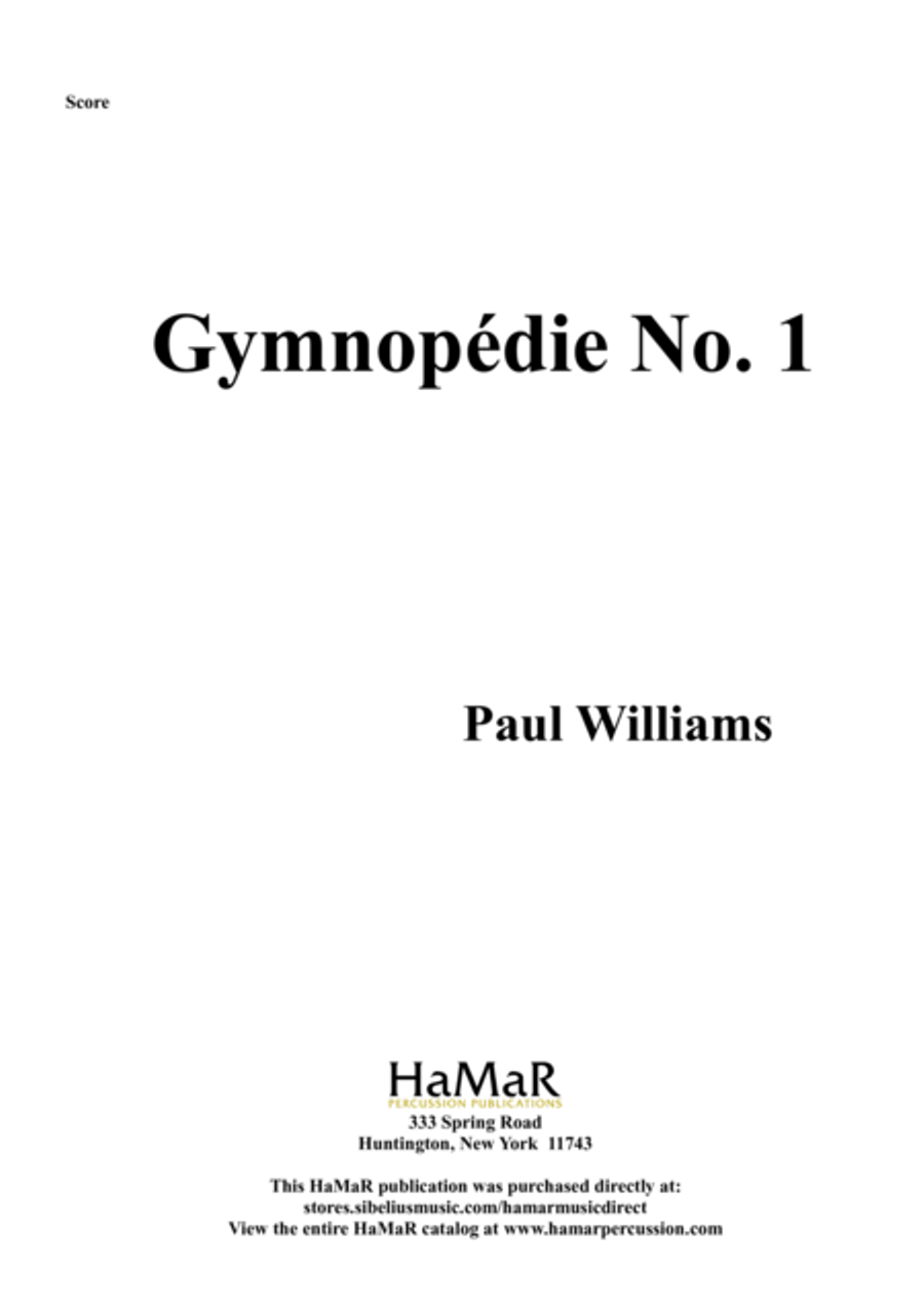Gymnopedie No. 1 Glockenspiel scores gallery preview page 1