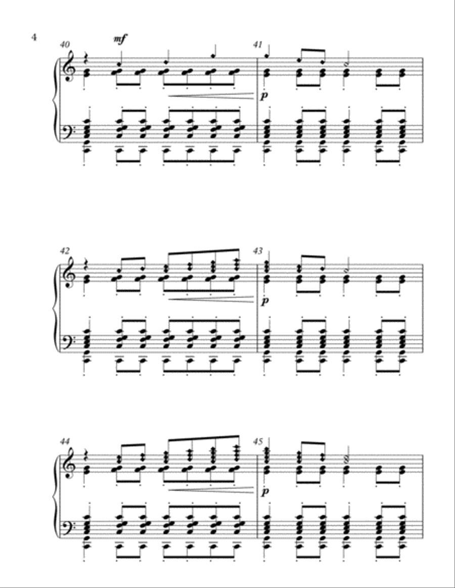 Sunrise Fanfare - 3-7 oct. handbells, Level 3- Handbell Choir scores gallery preview page 4