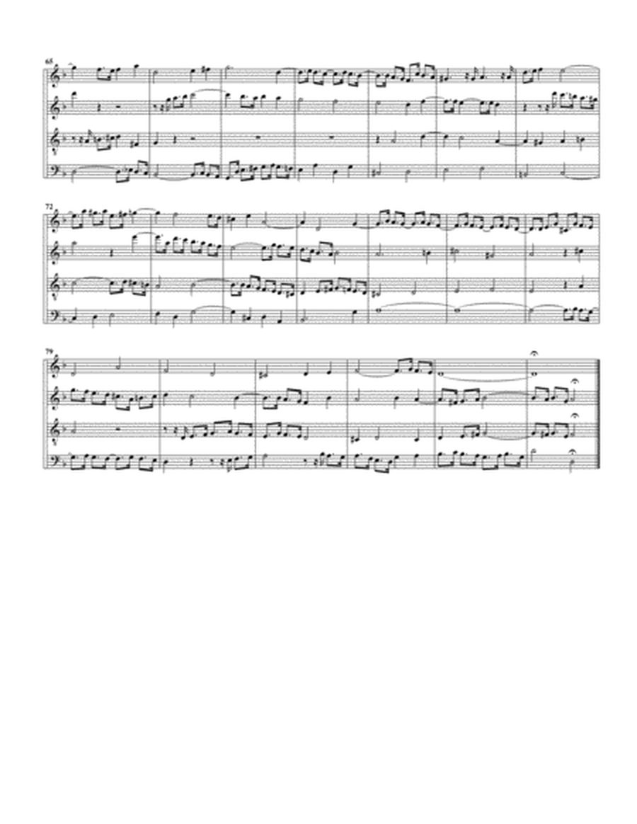 Contrapunctus 2 from Art of Fugue, BWV 1080 (arrangement for recorders)