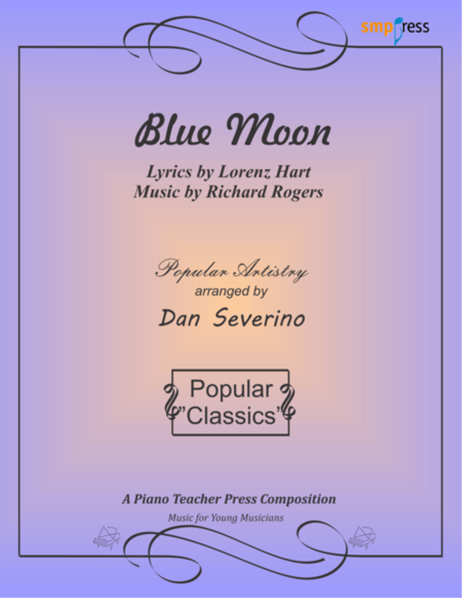 Blue Moon Piano Solo scores gallery preview page 1