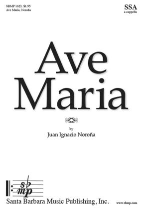 Book cover for Ave Maria - SSA Octavo