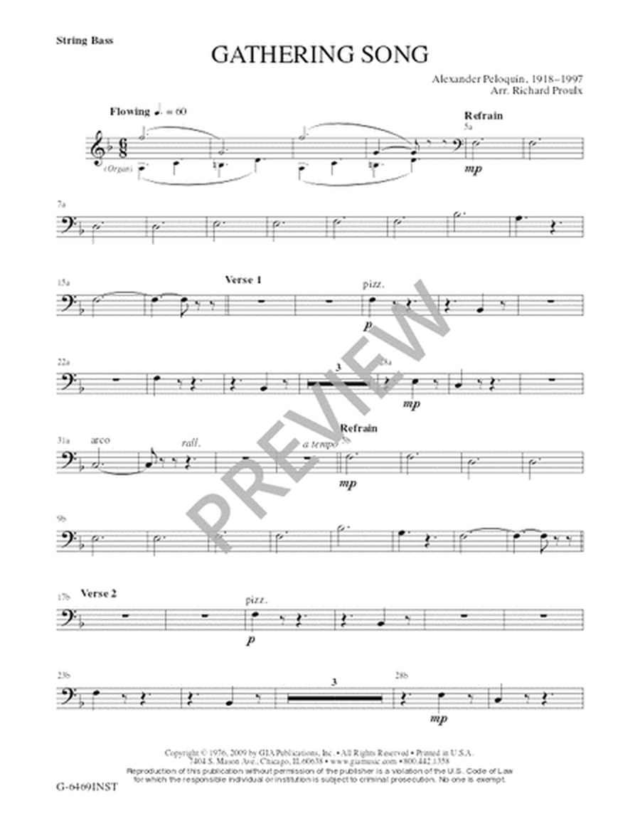 Gathering Song - Full Score and Parts