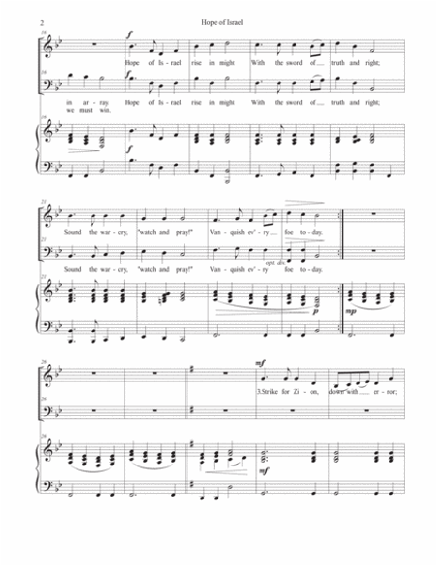 Hope of Israel 2-Part scores gallery preview page 3