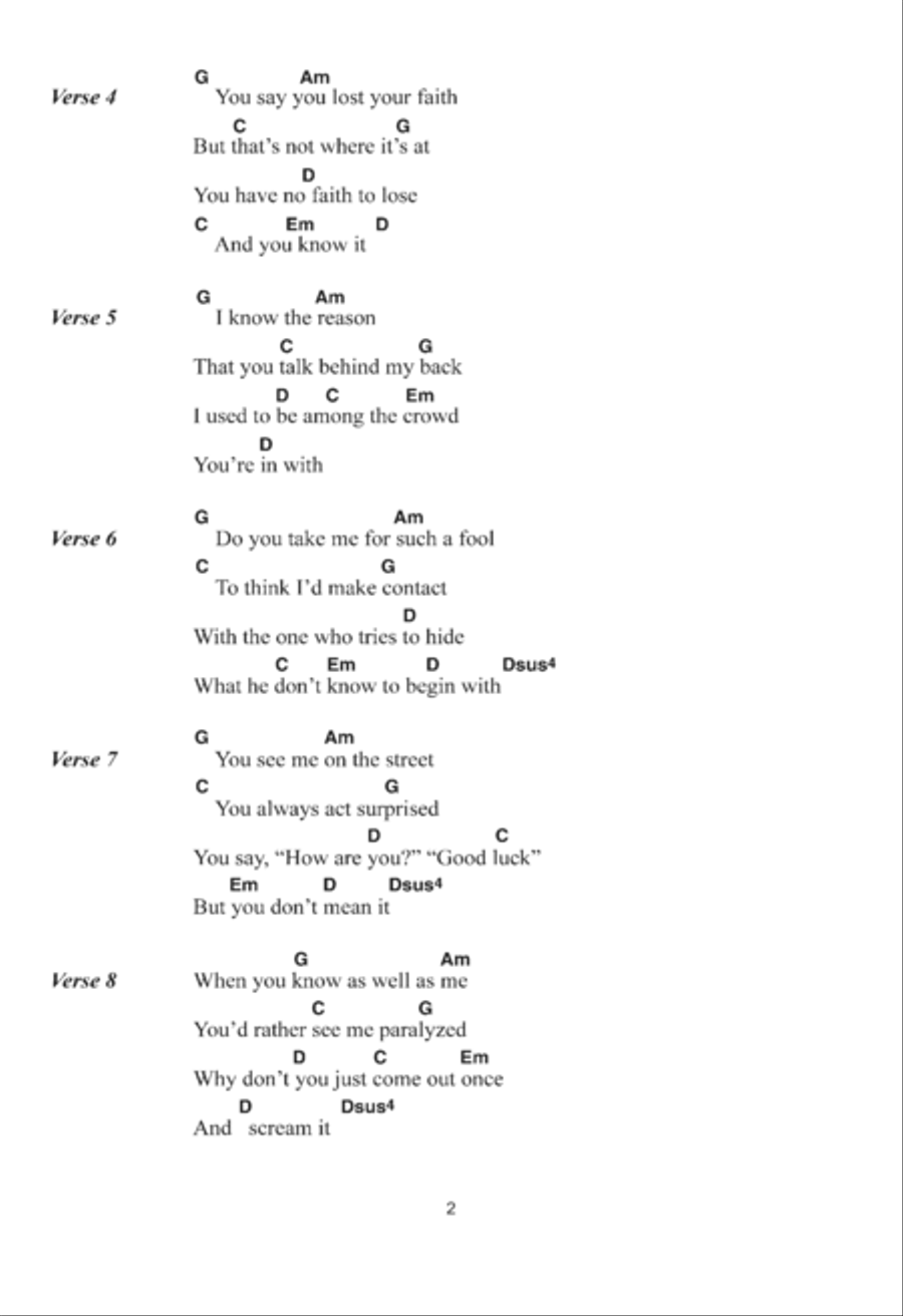 Positively 4th Street Ukulele scores gallery preview page 2