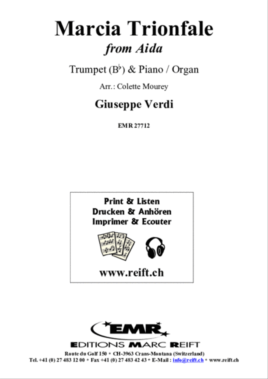 Marcia Trionfale Trumpet Solo scores gallery preview page 2