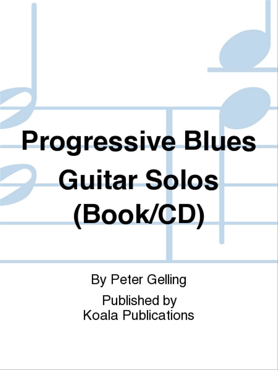 Progressive Blues Guitar Solos (Book/download) Electric Guitar scores gallery preview page 1