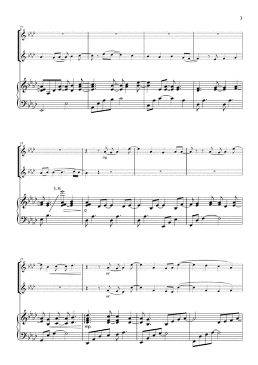 Autumn Plea Woodwind Ensemble scores gallery preview page 3