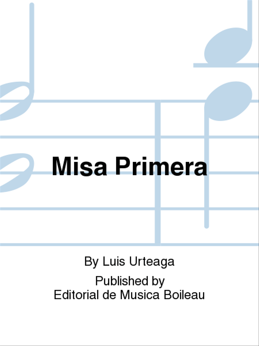 Misa Primera Harmonium scores gallery preview page 1