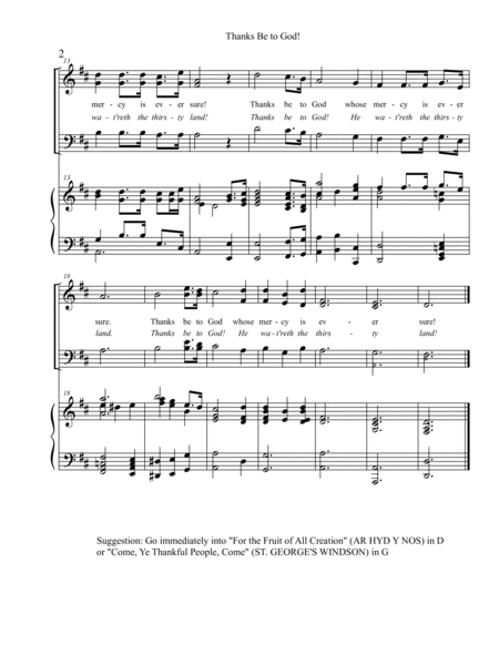"Thanks Be to God" (abbreviated excerpt) from Mendelssohn's ELIJAH